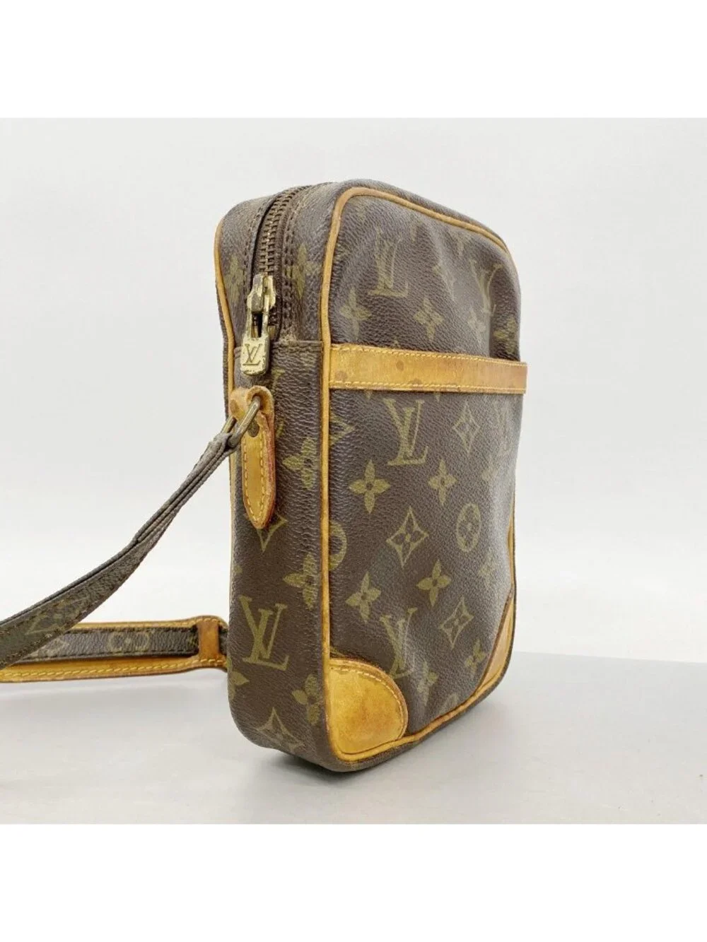 Louis Vuitton Shoulder Bag Monogram Danube Brown